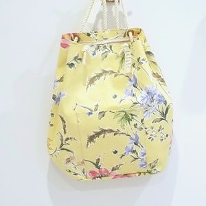 laura ashley yellow bag
